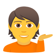 💁 Emoji Pessoa Com A Palma Virada Para Cima na JoyPixels 5.5.