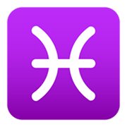 Emoji ♓ Segno Zodiacale Dei Pesci su JoyPixels 5.5.