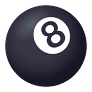 🎱 Emoji Bola Negra De Billar en JoyPixels 5.5.