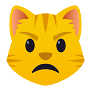 😾 Emoji Gato Enfadado en JoyPixels 5.5.