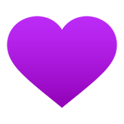 Emoji 💜 Cuore Viola su JoyPixels 5.5.