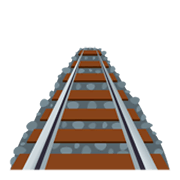 🛤️ Emoji Vía De Tren en JoyPixels 5.5.