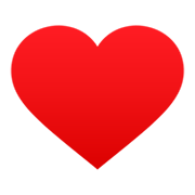 ❤️ Emoji rotes Herz JoyPixels 5.5.