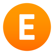 🇪 Emoji Indicador regional Símbolo Letra E JoyPixels 5.5.