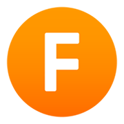 🇫 Emoji Letra do símbolo indicador regional F na JoyPixels 5.5.