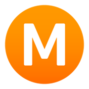 Emoji 🇲 Lettera simbolo indicatore regionale M su JoyPixels 5.5.