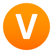 🇻 Emoji Letra do símbolo indicador regional V na JoyPixels 5.5.