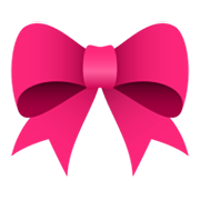 🎀 Emoji pinke Schleife JoyPixels 5.5.