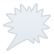 🗯️ Emoji Sprechblase für wütende Aussage rechts JoyPixels 5.5.