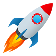 🚀 Emoji Rakete JoyPixels 5.5.