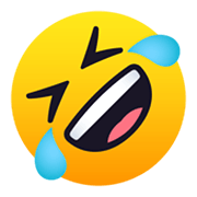 🤣 Emoji sich vor Lachen auf dem Boden wälzen JoyPixels 5.5.