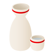 🍶 Emoji Sake-Flasche und -tasse JoyPixels 5.5.