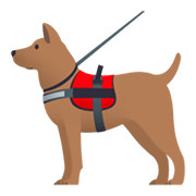 🐕‍🦺 Emoji Cão De Serviço na JoyPixels 5.5.