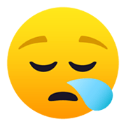 😪 Emoji schläfriges Gesicht JoyPixels 5.5.