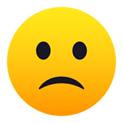 Emoji 🙁 Faccina Leggermente Imbronciata su JoyPixels 5.5.