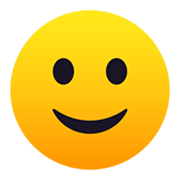 🙂 Emoji leicht lächelndes Gesicht JoyPixels 5.5.