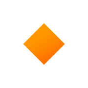 🔸 Emoji Losango Laranja Pequeno na JoyPixels 5.5.