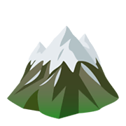 Émoji 🏔️ Montagne Enneigée sur JoyPixels 5.5.