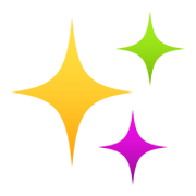 ✨ Emoji funkelnde Sterne JoyPixels 5.5.