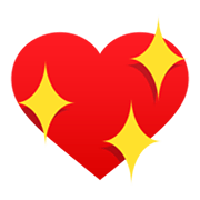 💖 Emoji funkelndes Herz JoyPixels 5.5.