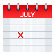 Emoji 🗓️ Calendario A Spirale su JoyPixels 5.5.