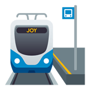 Emoji 🚉 Stazione su JoyPixels 5.5.