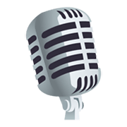🎙️ Emoji Studiomikrofon JoyPixels 5.5.