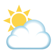 ⛅ Emoji Sol Detrás De Una Nube en JoyPixels 5.5.