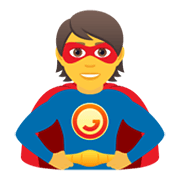 🦸 Emoji Personaje De Superhéroe en JoyPixels 5.5.