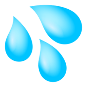 Emoji 💦 Gocce Di Sudore su JoyPixels 5.5.