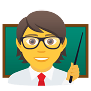 Émoji 🧑‍🏫 Personnel Enseignant sur JoyPixels 5.5.