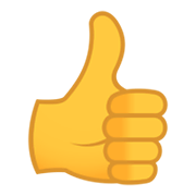 Emoji 👍 Pollice In Su su JoyPixels 5.5.