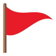🚩 Emoji Dreiecksflagge JoyPixels 5.5.