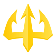 Émoji 🔱 Trident sur JoyPixels 5.5.