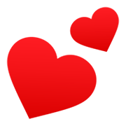 💕 Emoji zwei Herzen JoyPixels 5.5.
