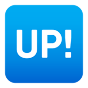 🆙 Emoji Botón UP! en JoyPixels 5.5.