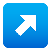 ↗️ Emoji Flecha Hacia La Esquina Superior Derecha en JoyPixels 5.5.
