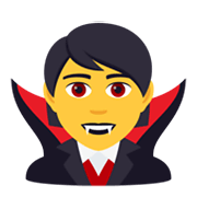 🧛 Emoji Vampiro en JoyPixels 5.5.