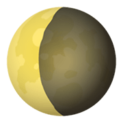 Émoji 🌘 Lune Décroissante sur JoyPixels 5.5.