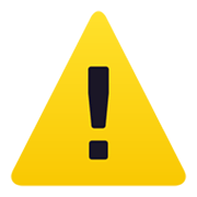 Émoji ⚠️ Symbole D’avertissement sur JoyPixels 5.5.