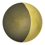 Émoji 🌒 Lune Croissante sur JoyPixels 5.5.