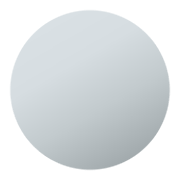 Émoji ⚪ Disque Blanc sur JoyPixels 5.5.