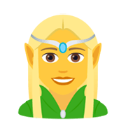 🧝‍♀️ Emoji Elfa en JoyPixels 5.5.