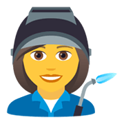 Emoji 👩‍🏭 Operaia su JoyPixels 5.5.