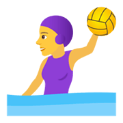 🤽‍♀️ Emoji Mulher Jogando Polo Aquático na JoyPixels 5.5.