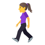 🚶‍♀️ Emoji Fußgängerin JoyPixels 5.5.