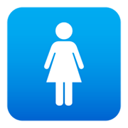 Emoji 🚺 Simbolo Del Bagno Delle Donne su JoyPixels 5.5.