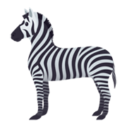 Emoji 🦓 Zebra su JoyPixels 5.5.