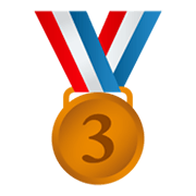 Émoji 🥉 Médaille De Bronze sur JoyPixels 6.0.