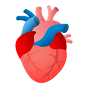 🫀 Emoji Corazón anatómico en JoyPixels 6.0.
